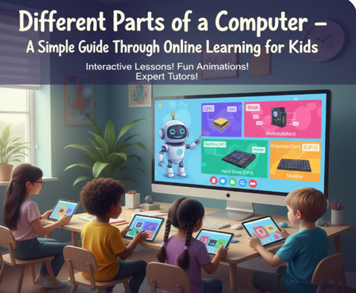 Different Parts of a Computer – A Simple Guide Through Online Learning for Kids